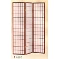 3-Panel Cherry Wood Shoji Screen / Room Divider