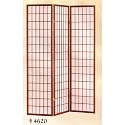 3-Panel Cherry Wood Shoji Screen/Room Divider