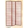 3-Panel Cherry Wood Shoji Screen / Room Divider