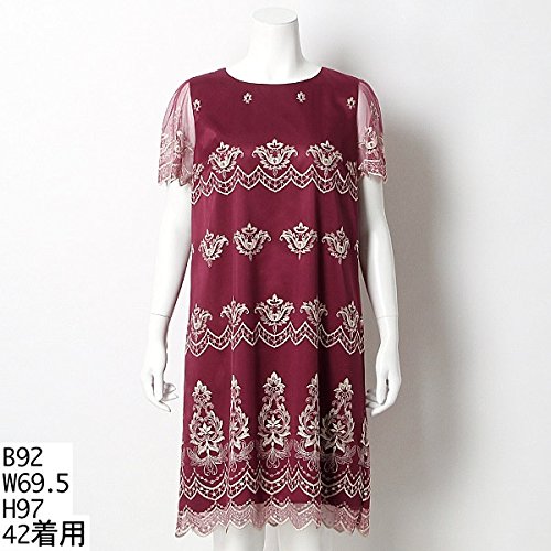 ローズティアラ（大きいサイズ）（Rose Tiara） 全3色【大きいサイズ】【42・46サイズ】新色登場！ラメ刺繍チュールドレス