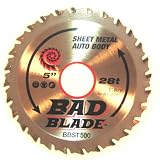 KwikTool USA BBST500 C7 Bad Blade Super Thin 5-Inch 28 Tooth with 1-Inch to 20mm arbor