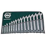 Wiha 40087 Roll Up Combination Wrench Set, 15 Piece [並行輸入品]