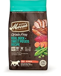 Merrick Grain Free Real Duck and Sweet Potato Dog Food, 25-Pound Merrick Grain Free Real Duck and Sweet Potato Dog Food, 25-Pound