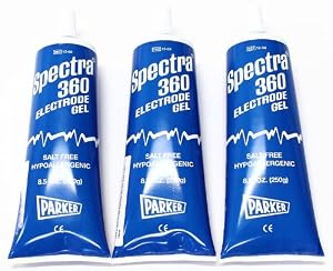 Spectra 360 Electrode Gel - Parker Laboratories - 8.5 oz Tube - (Pack of 3)
