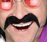 Smiffys 70's Tash Fancy Dress (Black)