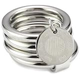 D&G Womens Flutter Stainless Steel coin lo