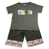 Mishmish - Toddler Boys Short Sleeve Short Set, Olive
