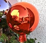 from Lauschaer Glaskunst Garden sphere from glass orange mirrored 12 cm Model D 111249