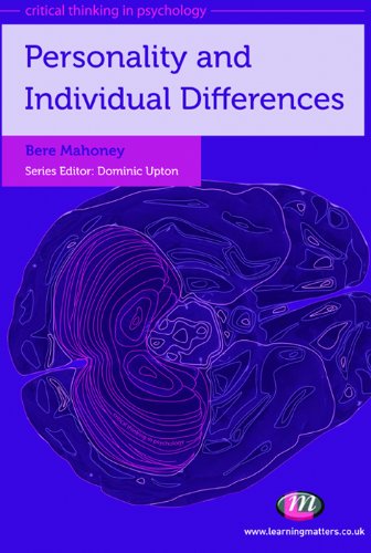 Personality and Individual Differences (Critical Thinking in Psychology Series)