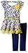 Little Lass Baby and Girls' 2 PC Capri Set Floral Stretch Lace