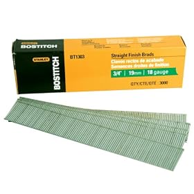 Bostitch BT1303 3 4-inch 18 Gauge Straight Finish Brad Nails (3,000 per box) by Bostitch