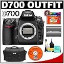 Nikon D700 Digital SLR Camera Body + Nikon EN-EL3e Rechargeable Li-ion Battery + Nikon SLR System Case + 16GB CF Memory Card + Cameta Bonus Accessory Kit
