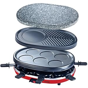 APPAREIL A RACLETTE 4 EN 1 RACLETTE CREPIERE GRILL PIERRE A GRILLER