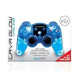 Dreamgear DGPN-524 Lava Glow Mini RF Wireless Controller-Water Inside Without Rumble For PS2