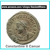 ANCIENT COIN HOUSE: CONSTANTINE II CAESAR. CAMPGATE. Thessalonica.