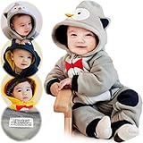 (ハニーブロッサム) HONEY BLOSSOM 可愛い ベビー コスチューム 【 鳥の着ぐるみ ジップアップ カバーオール 】 酉年 赤ちゃん 写真撮り なりきり メモリアル 仮装 衣装 フクロウ 