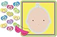 Pin The Pacifier Baby Shower Game (mask & 12 pacifiers included) Party Accessory  (1 count) (1/Pkg)