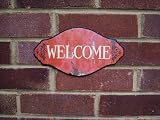 Review Fields of Blue  / Distressed Welcome Sign