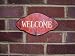 Distressed Welcome Sign