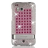 Hard Snap on case With PINK PATTERN Bling Bling Full Diamonds Desing Facepl ....
