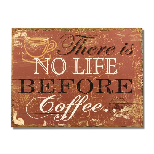 Adeco Decorative Wood Wall Hanging Sign Plaque 