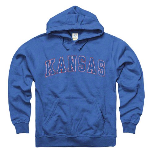 Kansas Jayhawks Heather Royal Tradition Ring Spun Hooded Sweatshirt