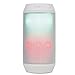 Bluetooth Speaker, Autvivid Mini Portable Bluetooth Wireless Speaker Colorful LED Light Subwoofer HIFI Speaker Support USB TF Card (White)