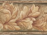 Terracotta Leaf Wallpaper Border