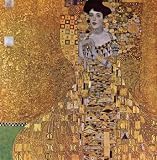 12X12 inch Gustav Klimt Canvas Art Repro Portrait of Bloch-Baue r2