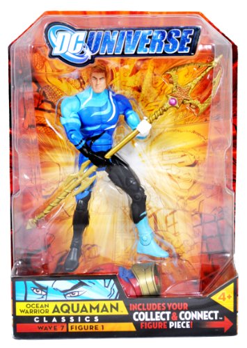  DC Universe Year 2008 Wave 7 Classics Series 6 Inch Tall Action Figure #1 - Ocean Warrior AQUAMAN with Trident and ATOM SMASHER's Upper and Middle Torso