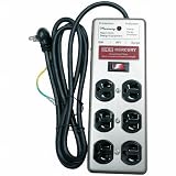 MERCURY マーキュリー 延長コード タップ スチール製 6口 シルバー