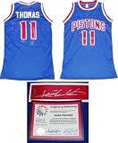 Isiah Thomas Autographed Jersey | Details: Detroit Pistons, Authentic