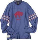 Reebok Buffalo Bills Royal Vintage Applique Throwback Shirt (L=44)