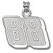 Dale Earnhardt Jr #88 LARGE 5/8 Sterling Silver Pendant