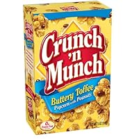 Crunch 'n Munch Butter Toffee Popcorn, 7.5-Ounce Boxes (Pack of 12)