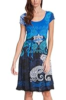 Desigual Damen A-Linie Kleid LIZ REP