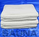 MAXI SAUNA Badetuch weiss Saunatuch 180x70cm ELECSA Sports