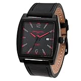 Jorg Gray JG5200-19 - Unisex Watch, Japan 3 Hands Mvt, Date Display, Leather Straps