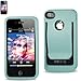 Reiko Slick and Durable Protective Case with Belt Clip for iPhone 5 - Retail Packaging - Blue
