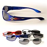Low Profile Flame Out Sport Sunglass w Microfiber Case - 1253 by