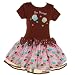Apparel : Baby Toddler Girls BIRTHDAY Dress BROWN CUPCAKE Bonnie Jean Girl 12M-4T