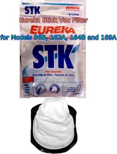 Eureka Stick Vac Filter for Models 96B, 162A, 164B and 169A