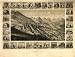 1861 VIRGINIA CITY NEVADA TERRITORY MINING WALL MAP