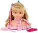Corolle Hairstyling and Makeup Head - 9" Tall with Rooted Blonde Hair and Blue Eyes