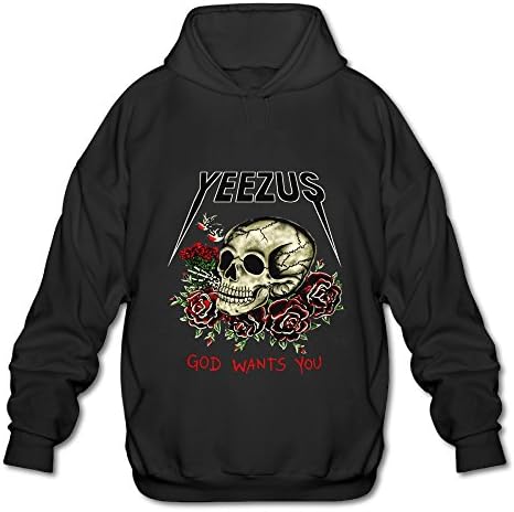 Yeezus God Want You 2016 Tour Kanye West Hooded Sweatshirt For Men Black