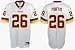 Clinton Portis Jersey: Reebok White Replica #26 Washington Redskins Jersey - X-Large