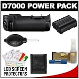Nikon MB-D11 Grip Multi-Power Battery Pack for the D7000 Digital SLR Camera with Nikon EN-EL15 Battery + Cleaning & Accessory Kit