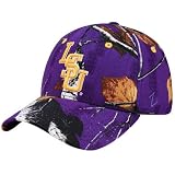 Louisiana State University Hats : Zephyr Louisiana State University Purple Camo Big Game Z-fit Hat