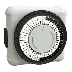 Stanley 31192 TimeIt Heavy Duty Indoor Grounded Timer, White