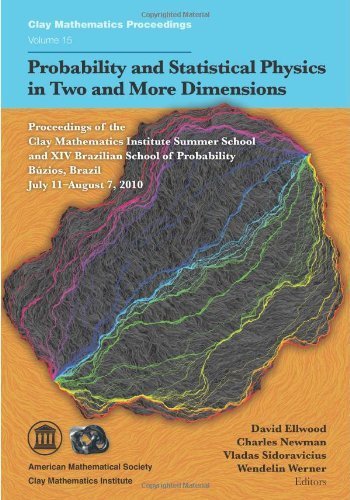 Probability and Statistical Physics in Two and More Dimensions (Clay Mathematics Proceedings) by David Ellwood, Charles Newman, Vladas Sidoravicius, Wendelin (2012) Paperback